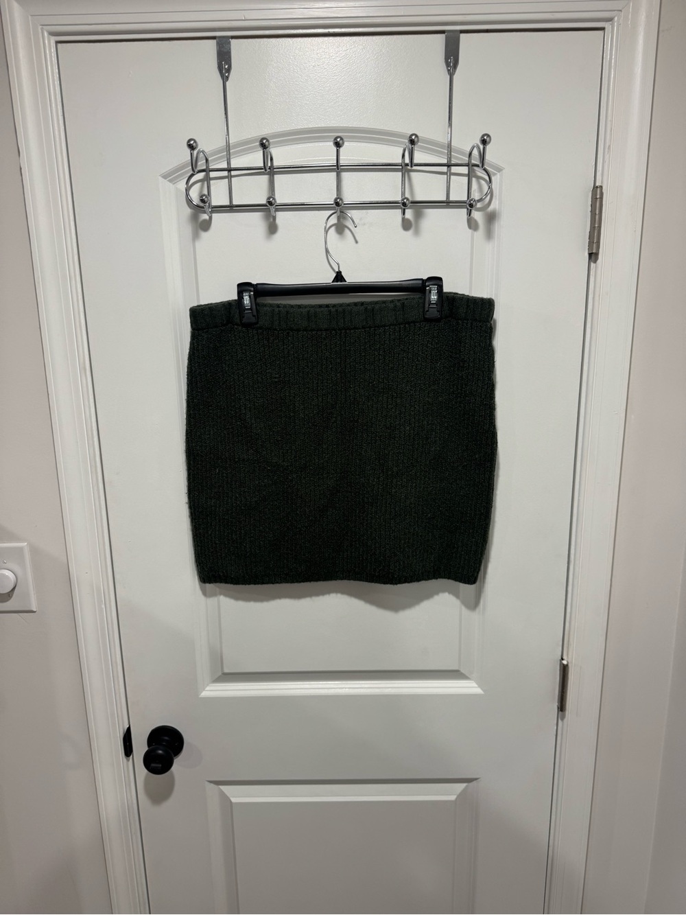 Universal Thread Dark Green Knit Mini Skirt